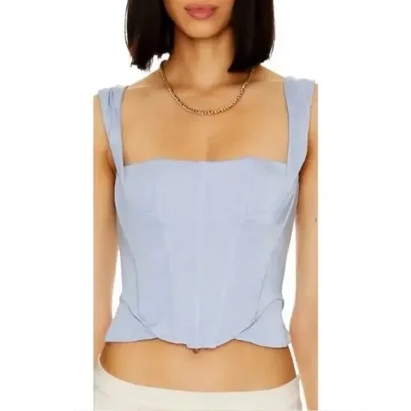 Elegant Blue Women's Top - Picture 14 of 14